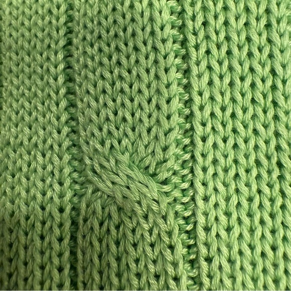 Polo Ralph Lauren Men’s Cable Knit Sweater Crew Neck Green Sz XL - Picture 9 of 11